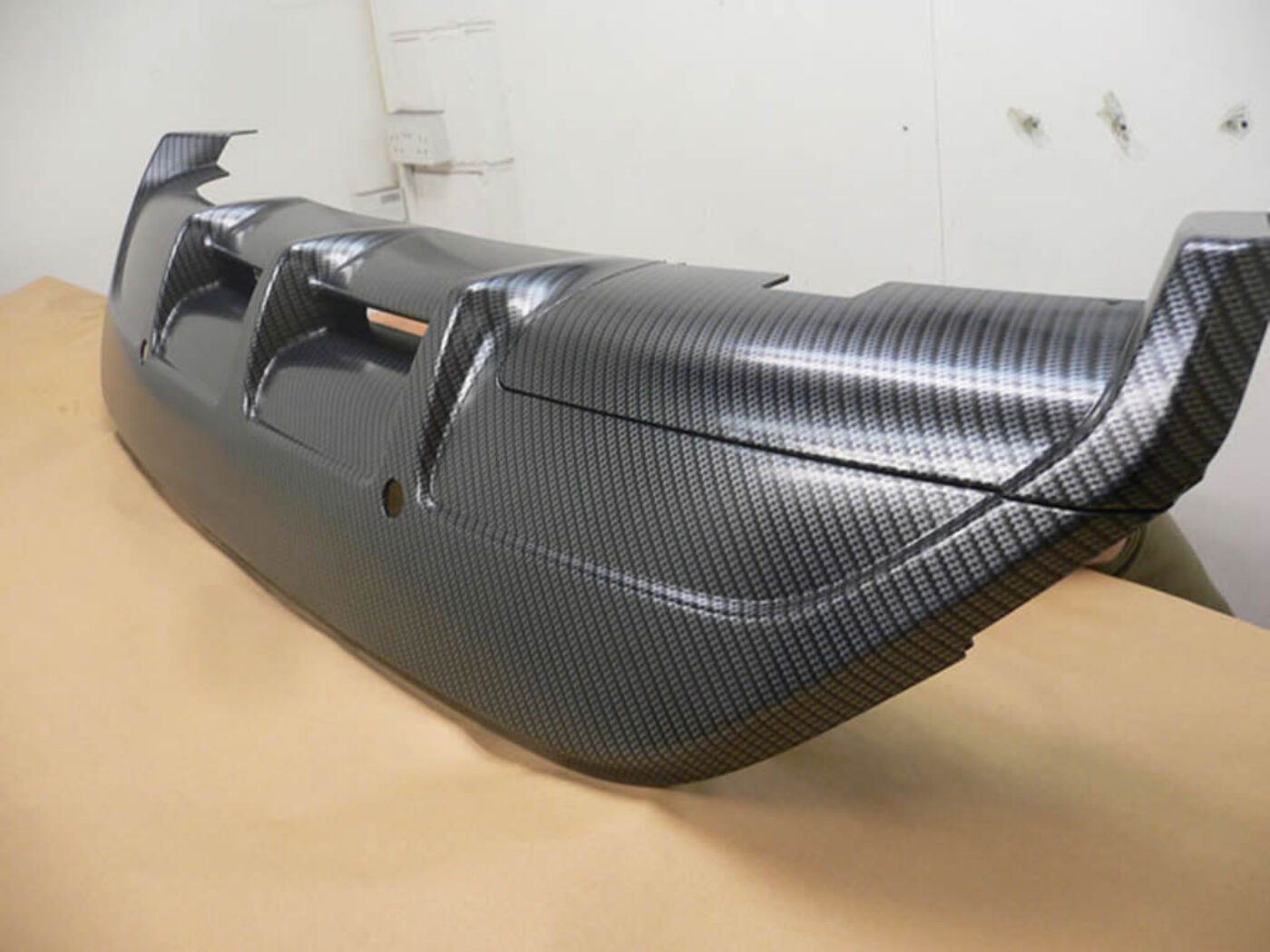 Carbon Dipping on Ford Focus Rear Valance