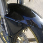 Cagiva Mito 500 carbon dipped front mudguard
