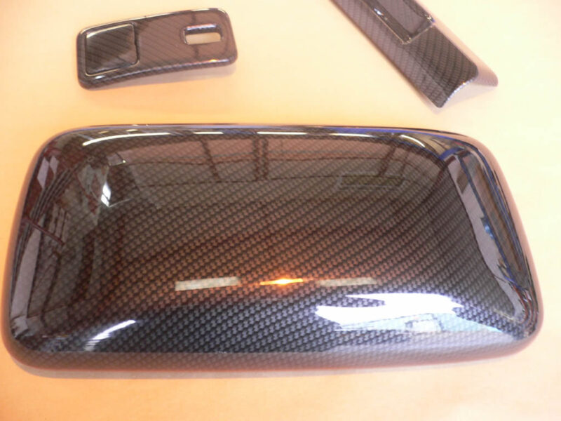 mitsubishi FTO carbon dipped centre condole lid