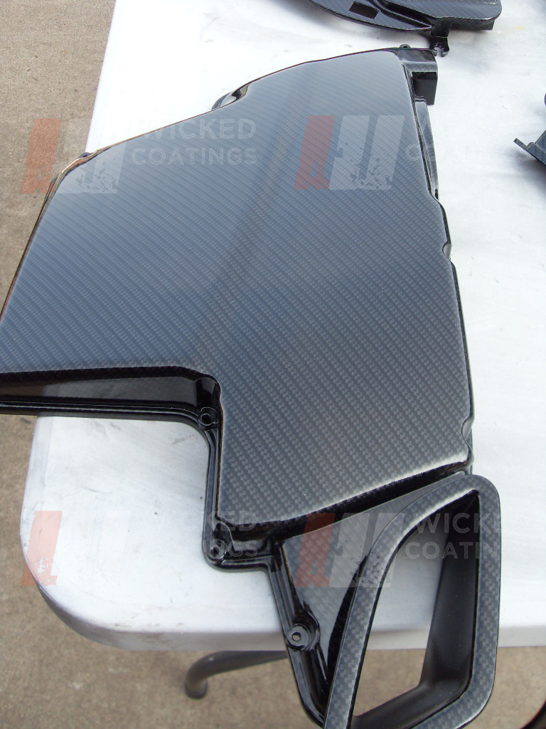 BMW M3 V8 carbon dipped enging bay parts