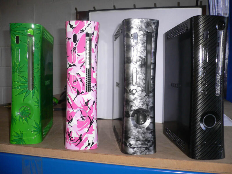 Various dips on xbox cases