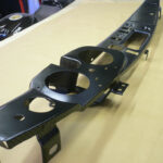 Carbon dipped MG dashboard with satin laquered finish