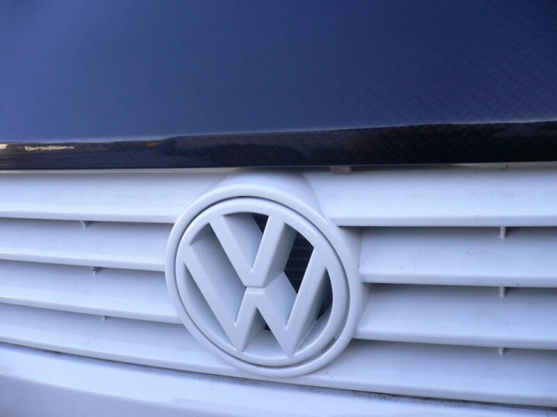 Carbon dipped VW T4 bonnet