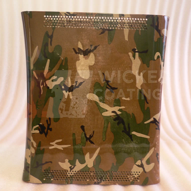 Canvas camo dipped xbox case