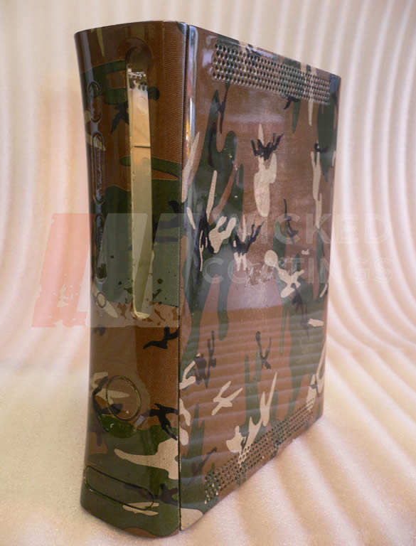 Canvas camo dipped xbox case