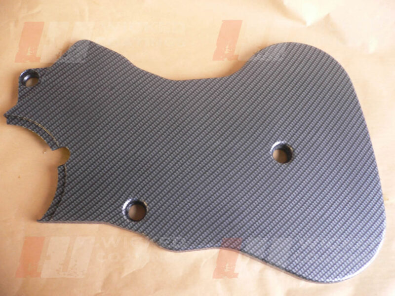 Vauxhall cam belt cover - carbon dip before laquer