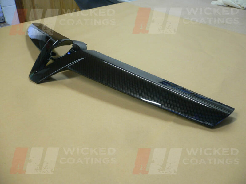 vauxhal grill trim - carbon dipping