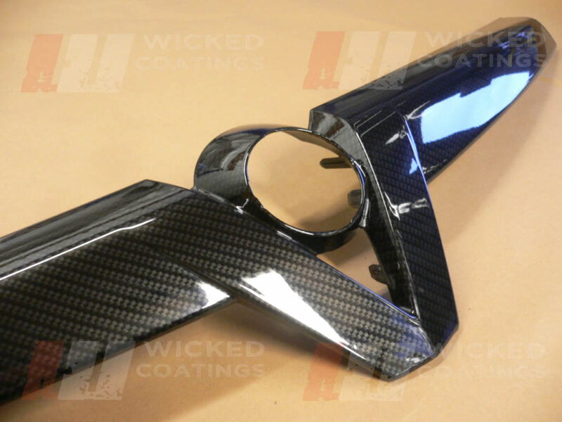 vauxhal grill trim - carbon dipping