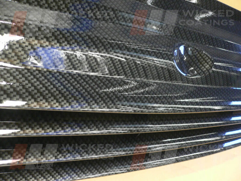 VW T5 front grill- carbon dipping