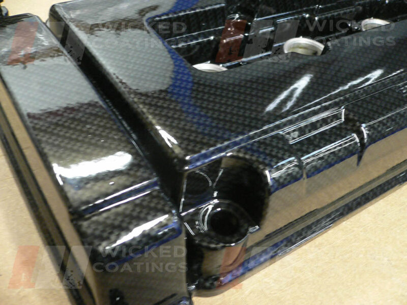 carbon dipping on rocker cover (honda civic)