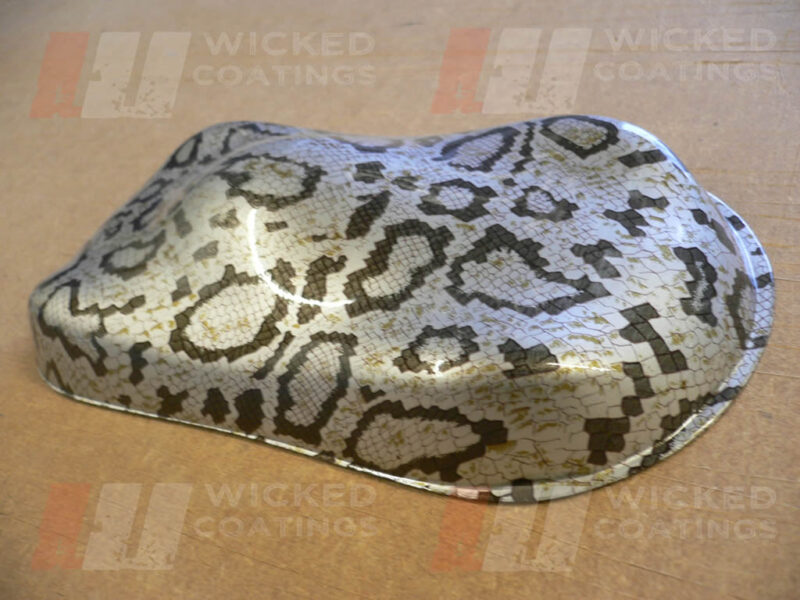 python over silver base
