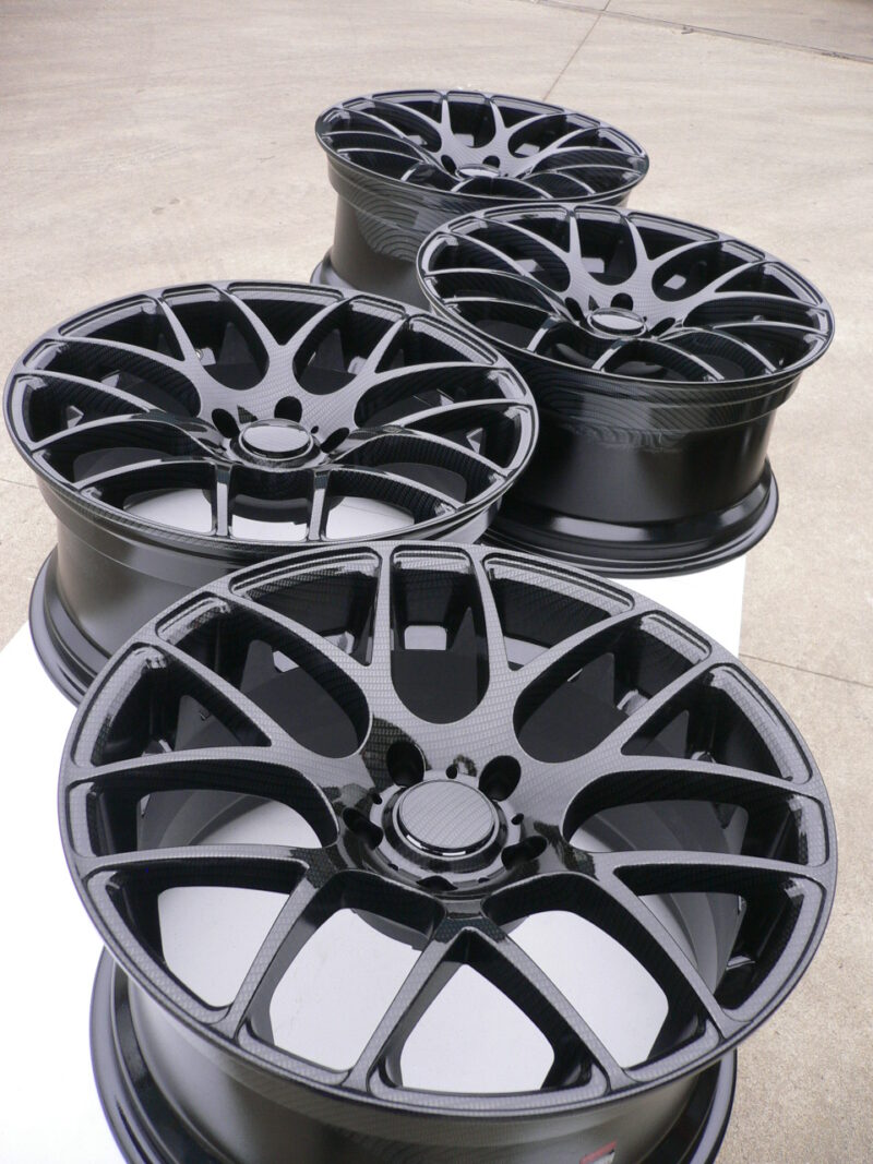 19" carbon dipped wheels