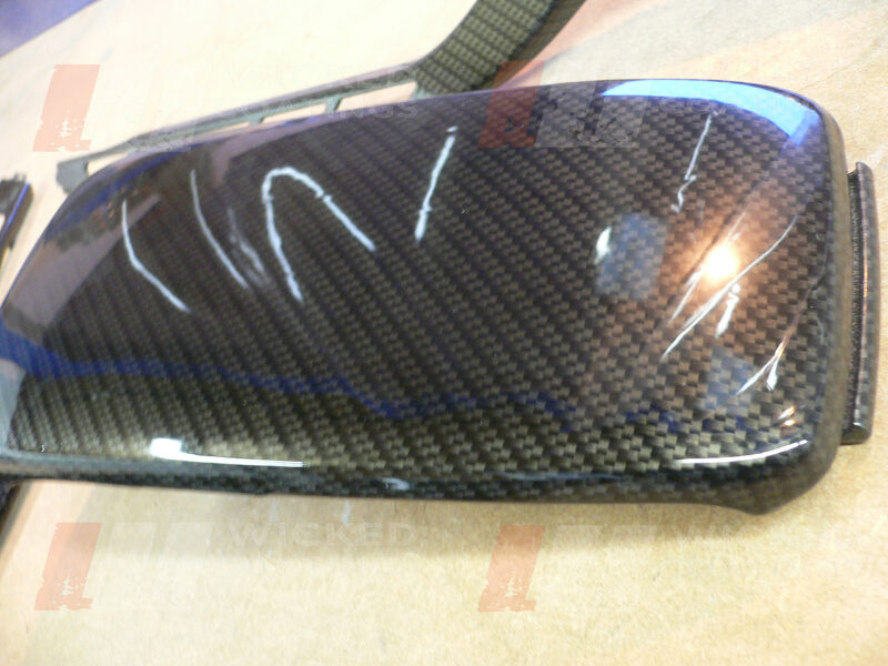 audi interior parts in carbon