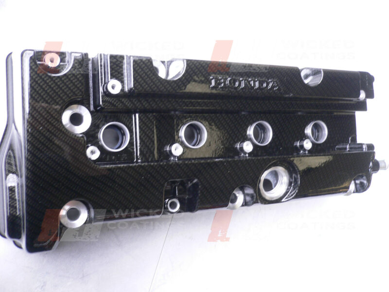 carbon dipped Honda rocker cover