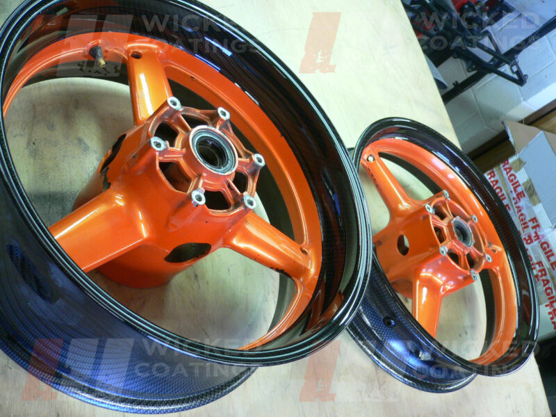 carbon dipped motorcycle wheel rims
