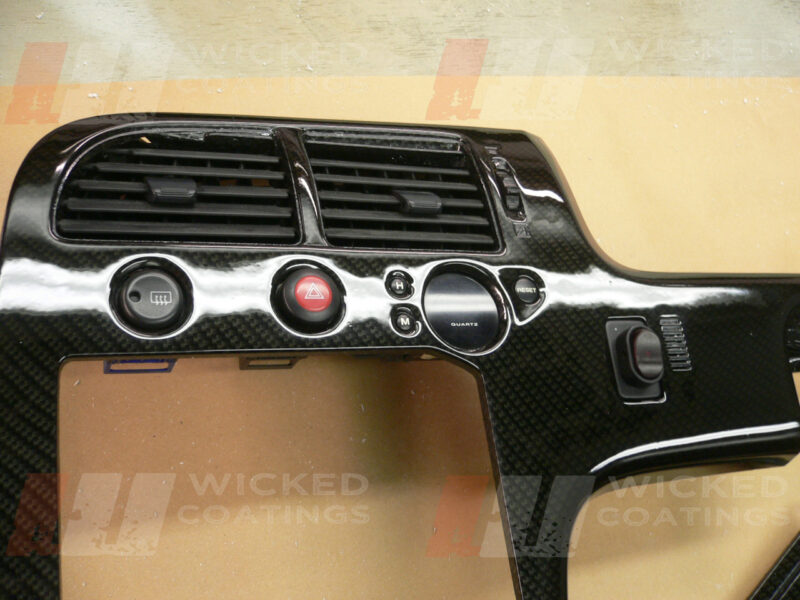 Nissan skyline dash trim in carbon dip