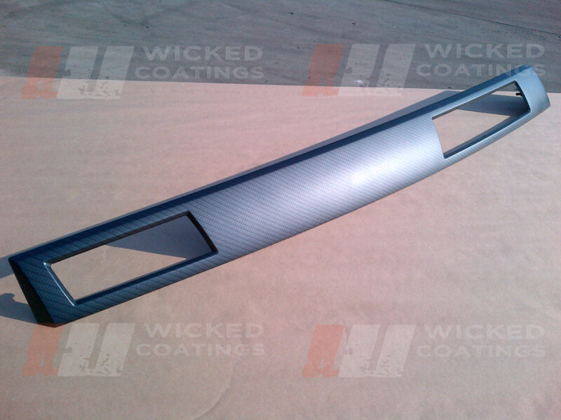 BMW M5 interior trim in satin carbon effect