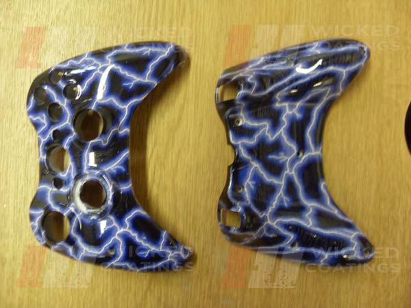 Blue Lightning Xbox control pad case