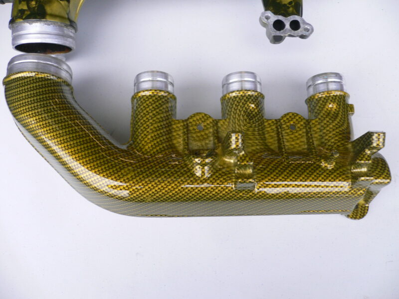 Vauxhall Vectra plenums in black carbon dipping yellow