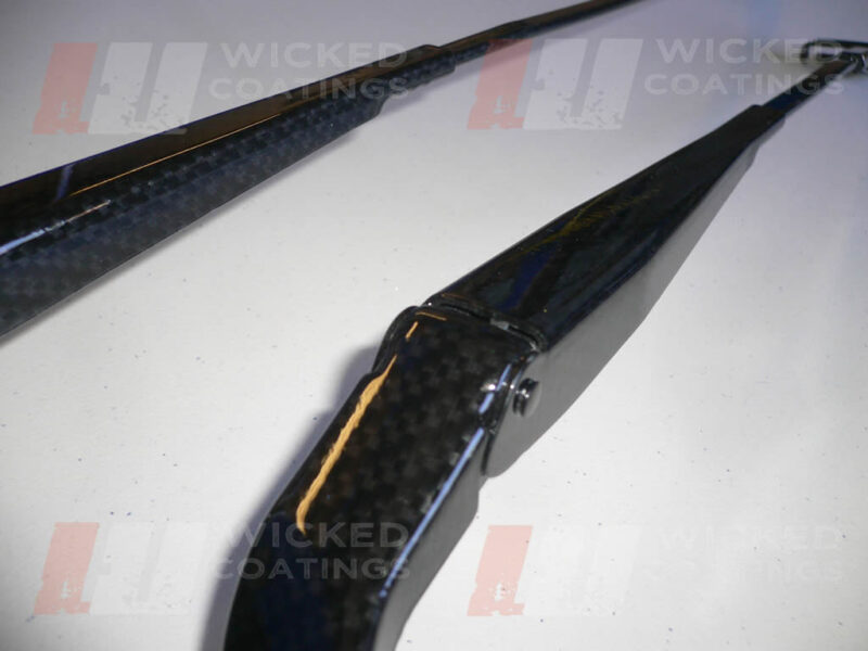 carbon dipped wiper arms