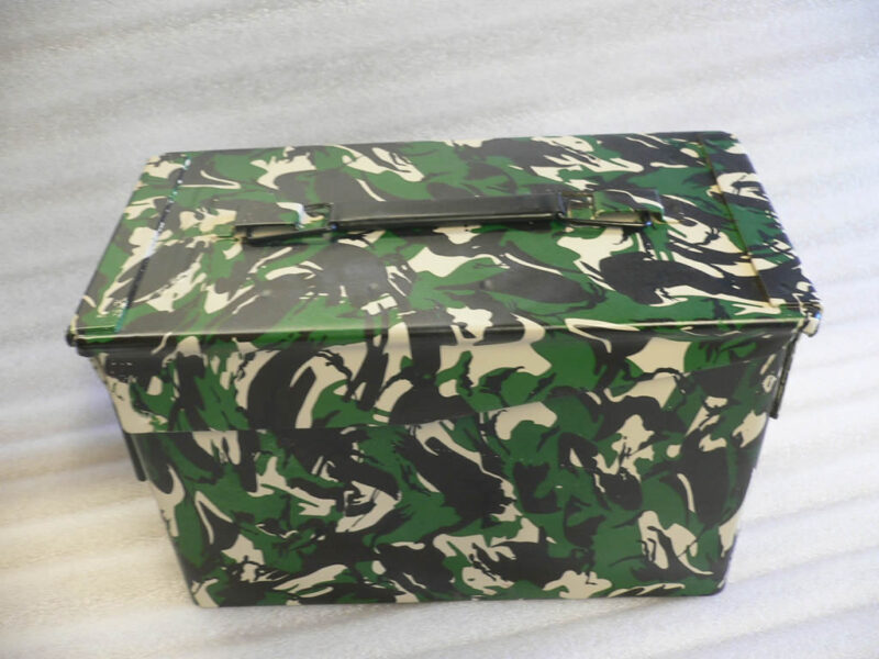 camo dipped ammunition box