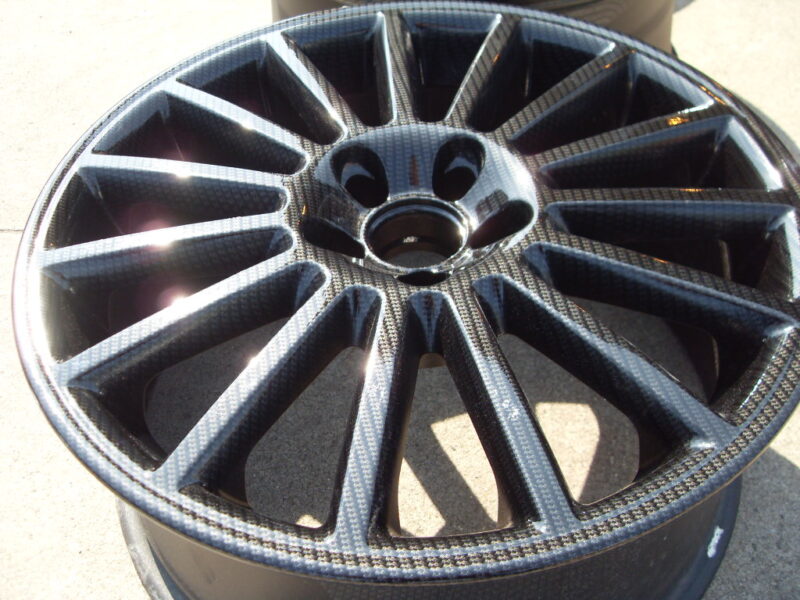 VW Golf R32 carbon dipped wheel