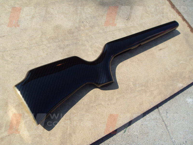 carbon dipped rifle stock