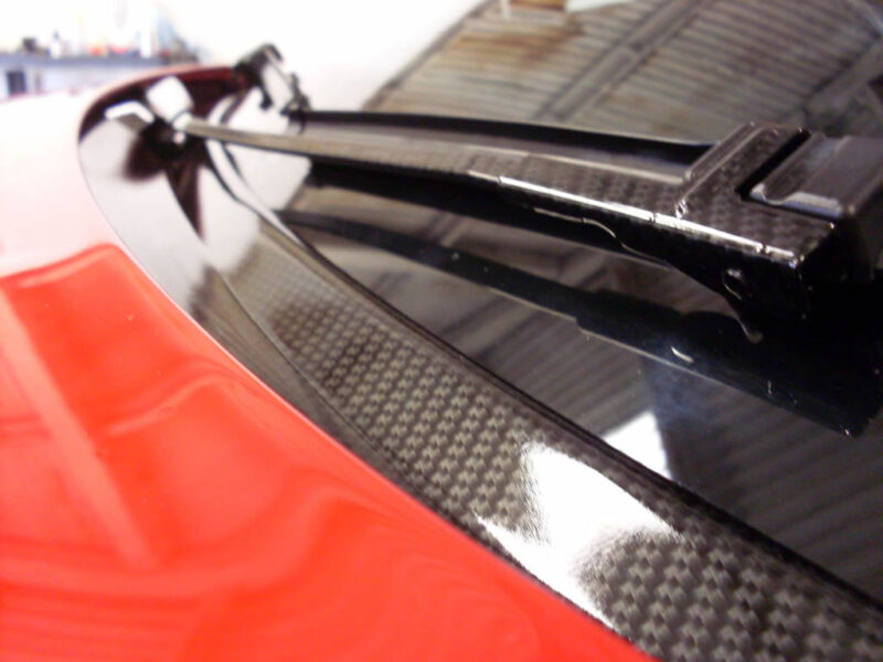 Golf R32 scuttle tray and wiper arms carbon dipped. Fitted to car