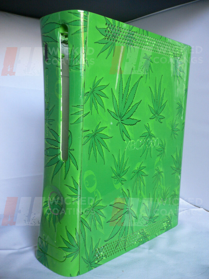 Cannabis water transfer printing on an xbox