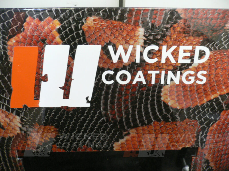 Boa water transfer printing on display board