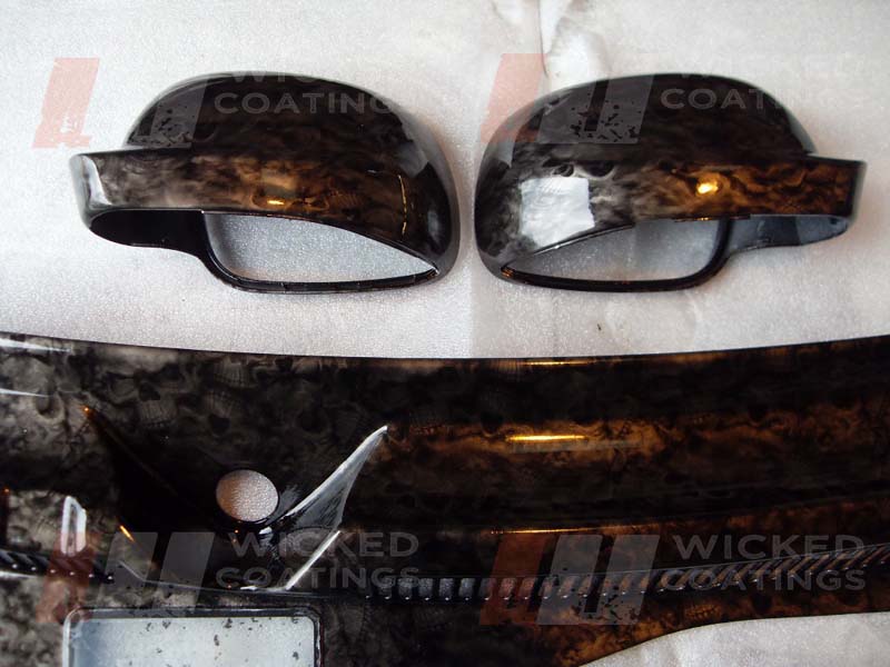 reaper dipping on a golf scuttle tray and mirror covers