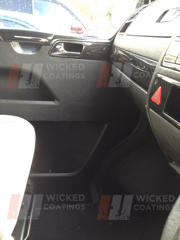 VW T5 interior parts in carbon