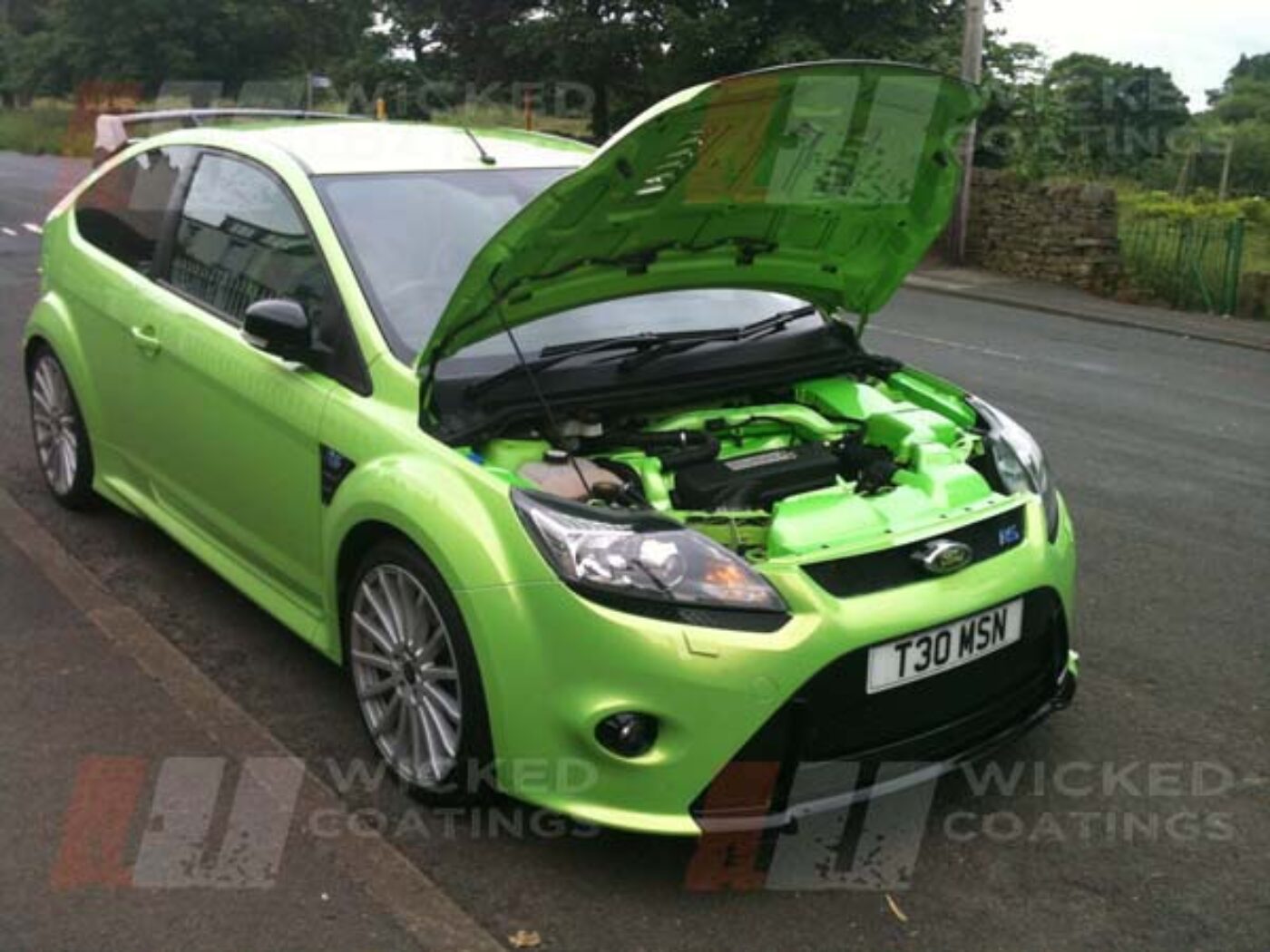 Custom Car Paint – Ford Focus RS Ultimate Green