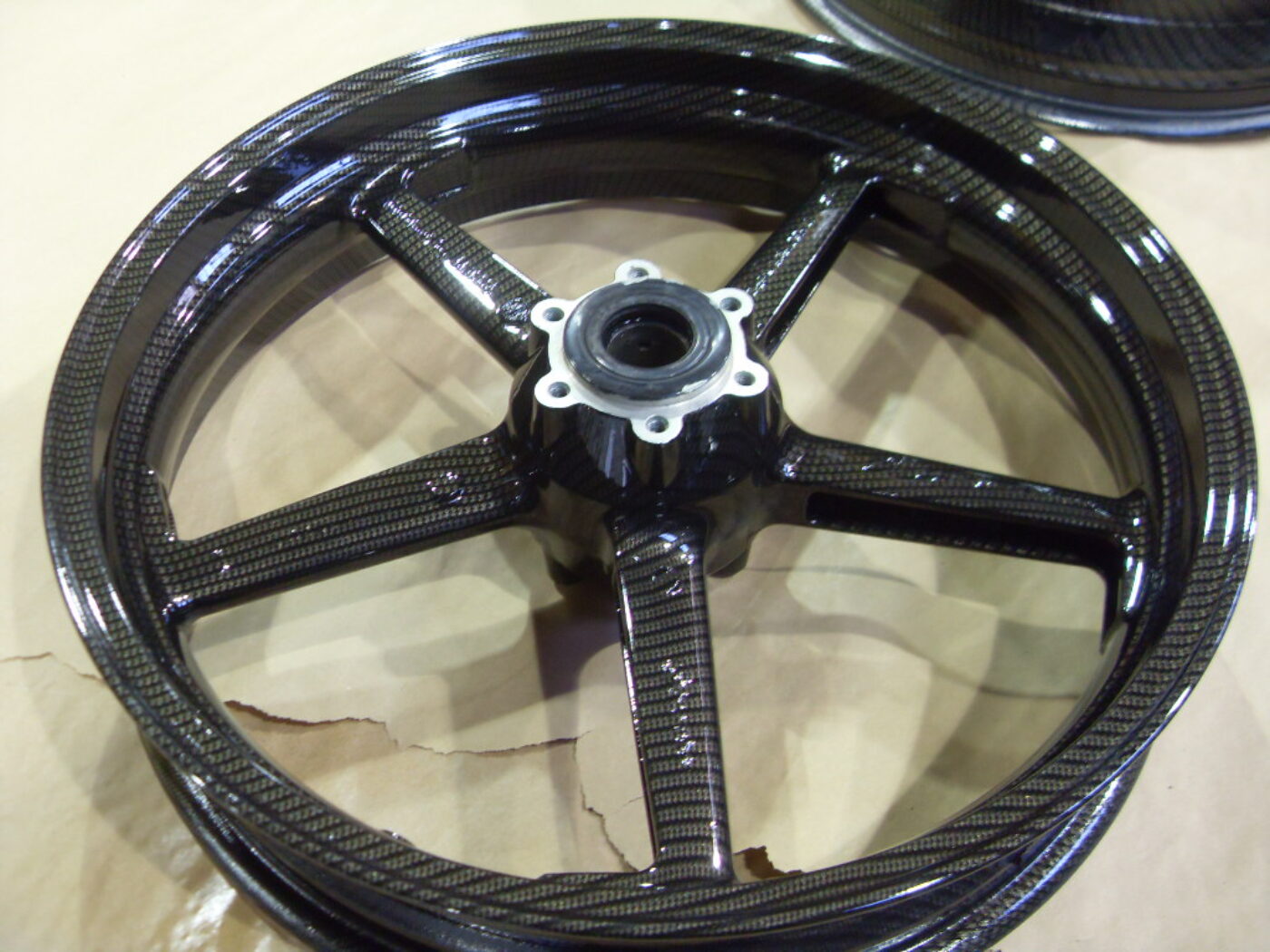 Bike wheel carbon coating at Wicked Coatings