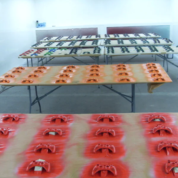 Custom xBox 360 controllers painting at Wicked Coatings