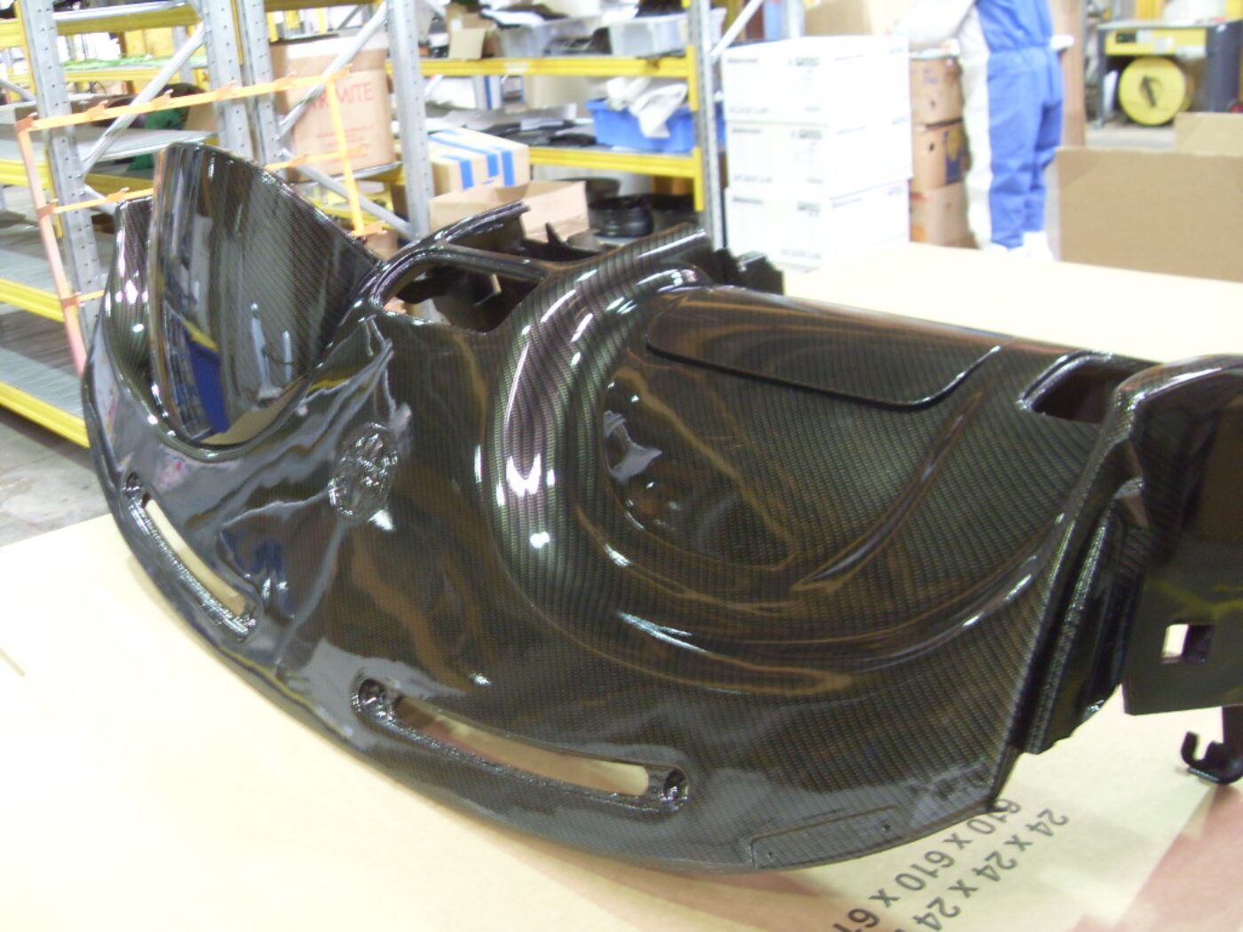 Carbon dipped car interior