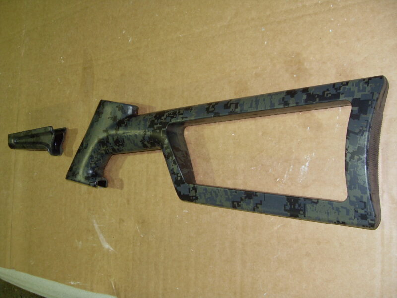 Camo dipped  air rifle comb