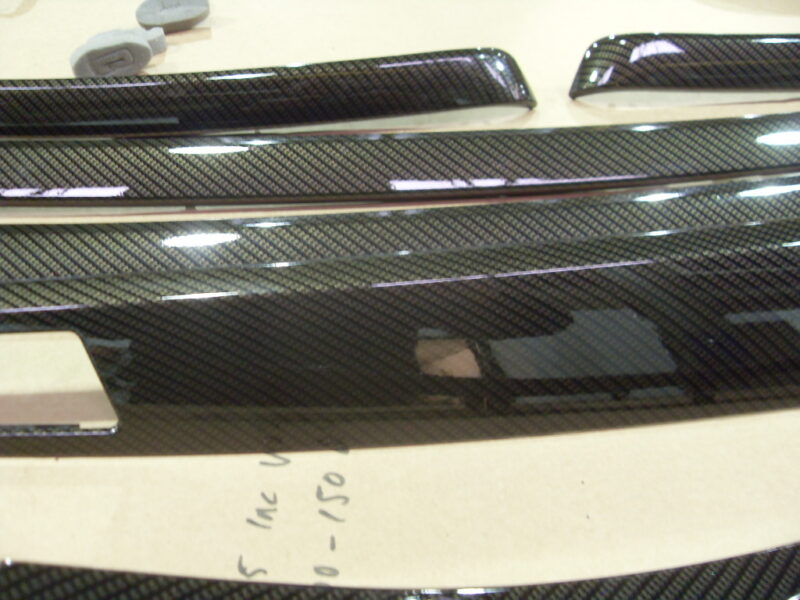 Carbon dipped car interior