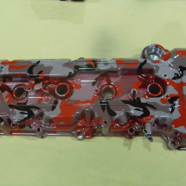 Custom coatings cylinder head