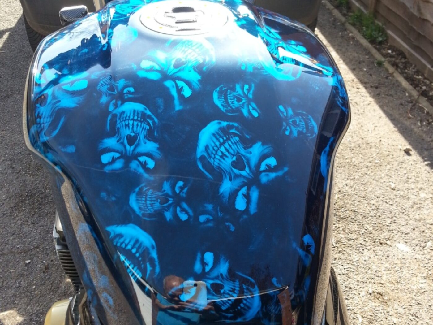 carbon dipping on petrol tank
