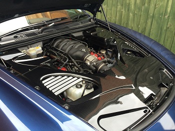 MAZERATI – CARBON DIPPED ENGINE BAY PARTS