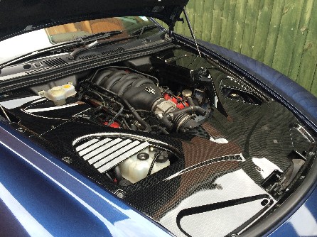 MAZERATI – CARBON DIPPED ENGINE BAY PARTS