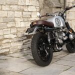 Custom painted street scrambler by Wicked Coatings