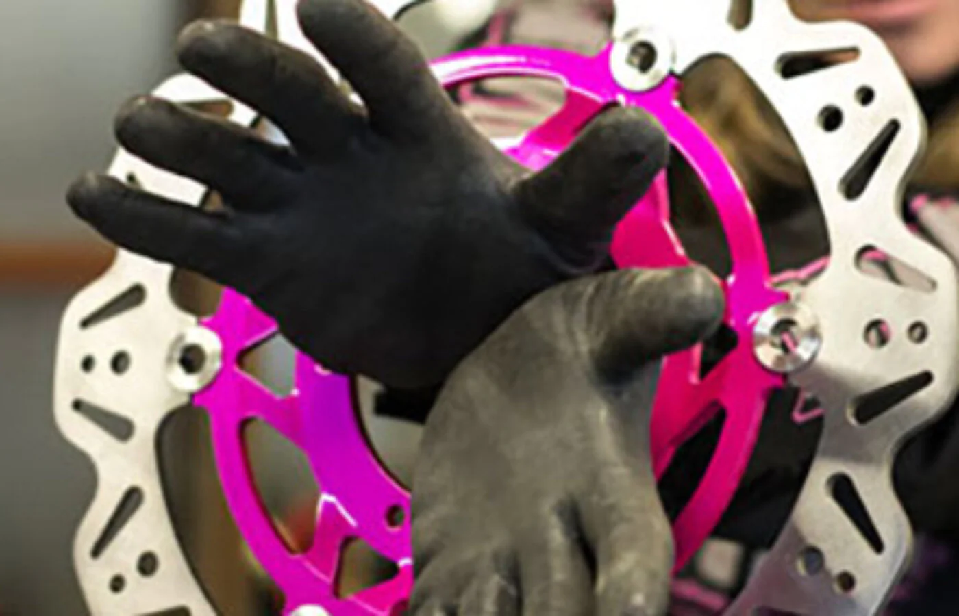 Customised disc rotors for a Beautiful TV stunt Star!