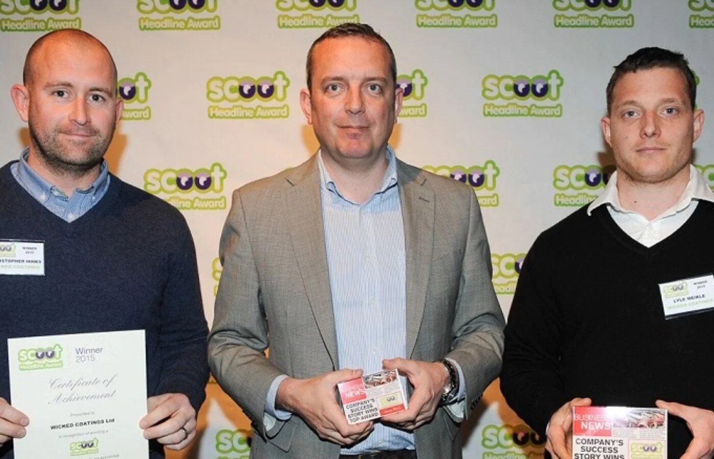 It’s Silver For Wicked Coatings at National Business Awards!