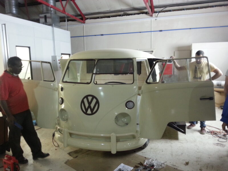 VW Transporter T1 Camper Painted And Customised At Wicked Coatings