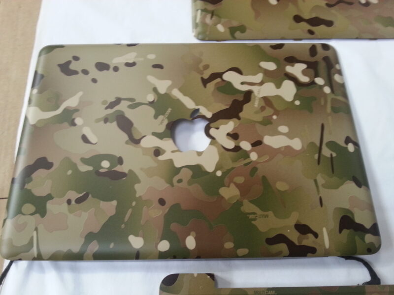 MacBook Pro Case Coated In Camouflage Hydrographic Film