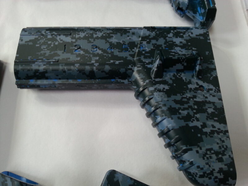 Gun Elements Coated In Camouflage Hydrographic Film