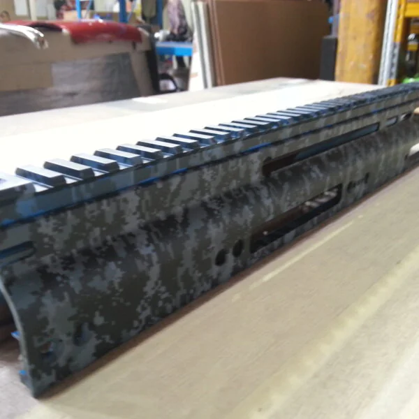 Gun Elements Coated In Camouflage Hydrographic Film