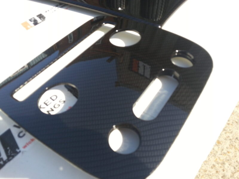 Car Interior Various Elements Coated In Carbon Fibre Hydrographic Film Painted Black